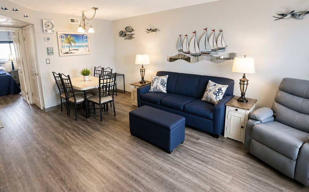 Unit 414 open living area